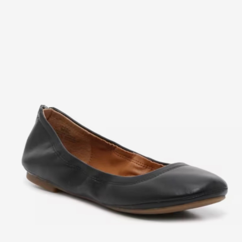 Lucky Brand Blk Eikia Ballet Flats Sz 8